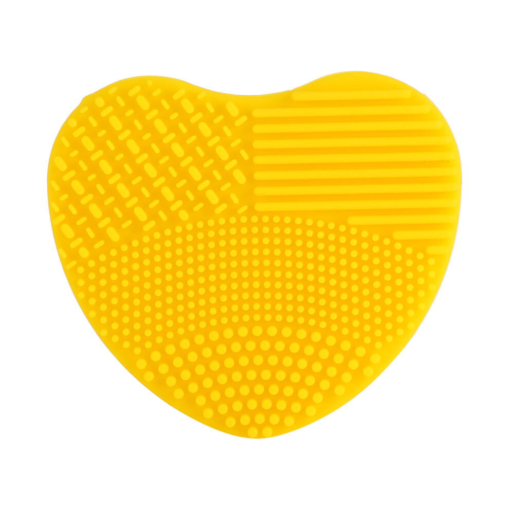 Makeup Brush Cleaner Silica Heart Yellow 461605245515
