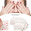 50x Bloemvlinder Nagelwaterstickers 2