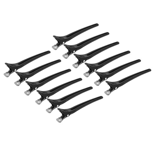 12x Aluminium Haarseparatieclips 2