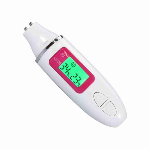 1Stück LCD Hautfeuchtigkeitsmesser Weiß 1