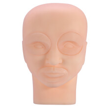Removable Silicone Makeup Eyebrow Lip Practice Mannequin Head