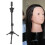 Black Salon Hairdressing Training Mannequin Stand 5
