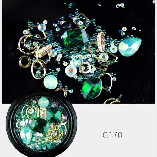 Strass AB Irregolari, Trapani, Perline Rivetto Cavo G170