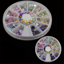 Colors Nail Art Glitter Satellite Shape Manicure Decoration DIY