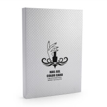 216 kleuren nail gel kleurencard display boek wit