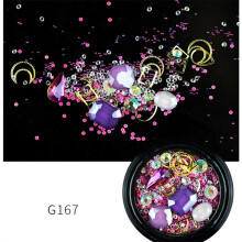 Nagelkunst Rhinestone Irreguliere AB Drills Holle Kralen DIY G167