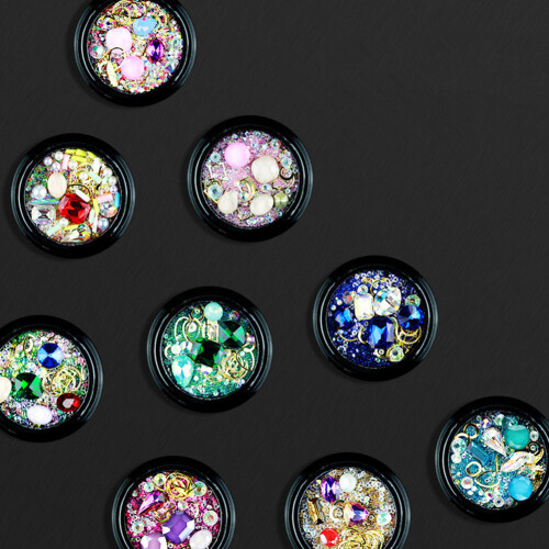 Nagelkunst Strass AB Bohrer Hohl Niet Perlen DIY G168 1