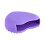 Pulitore pennelli trucco silicone portatile viola 3