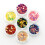 12 Farben Glitzer Noten Nailart Aufkleber 1