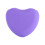 Pulitore pennelli trucco silicone portatile viola 2
