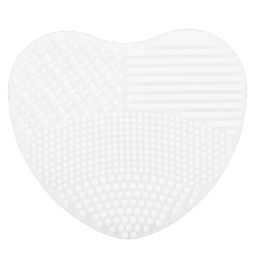 Makeup Brush Cleaner Silicone Foundation Powder Scrubber White 1