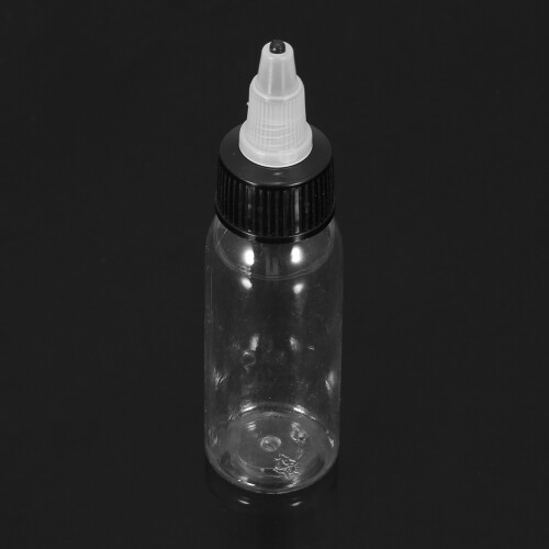 30ml White Twist Cap Empty Plastic Tattoo Ink Bottle 20Pcs 1