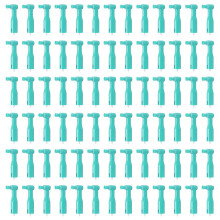 (Green Head Soft PA 201) 100pcs disposable teeth polishing cups green soft PA