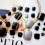 24Pcs Black Glitter Rhinestone Toe Nails & Glue 1
