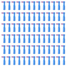 (Purple Head Soft PA 201) 100pcs disposable teeth polishing cups green soft PA