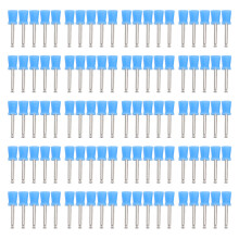 100 Pcs Metal Tooth Polisher Heads Blue