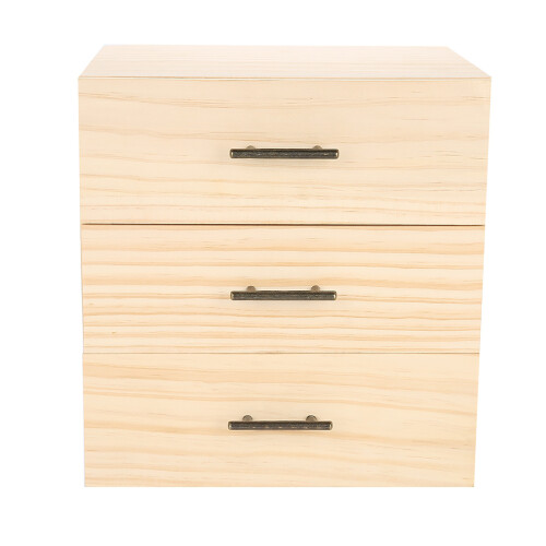 90 Sleuven 3-Laags Etherische Olie Houten Organizer