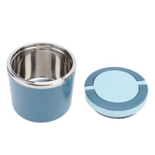 (630ml(12x12x12cm)) Stainless Steel Insulated Soup Jar 1000ml Wide Mouth with Lid