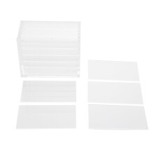 Clear Eyelash Storage Box 5-Layer Organizer with Glue Pallet