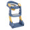 3-in-1 potty training seat with step stool blue 4