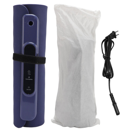 (US Plug 110V) Food Warming Mat 300W Fast Heating Foldable Silicone Blue US Plug 110V