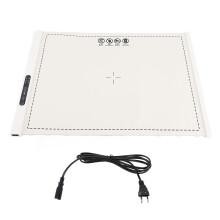 (EU Plug 220V) Draagbare Warmhoudmat 260W 3 Timer 3 Temp Silicone US Plug