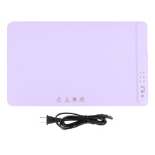 3 Temp 3 Timer 240W Snelle Verhitting Silicone Opvouwbaar Paars