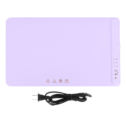 3 Temp 3 Timer 240W Snelle Verhitting Silicone Opvouwbaar Paars