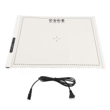 (US Plug 110V) Draagbare Warmhoudmat 260W 3 Timer 3 Temp Silicone US Plug