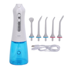 (White) Waterflosser 300ml IPX7 Draadloos Wit (3 Modi)