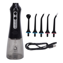 (Black) Waterflosser 300ml IPX7 Draadloos Wit (3 Modi)
