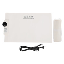 (US Plug 110V) Opvouwbare Elektrische Warmhoudplaat 6 Temperatures Beige