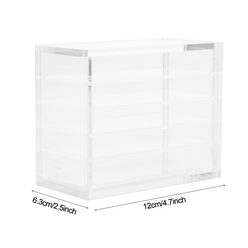 Clear Eyelash Storage Box 5-Layer Organizer with Glue Pallet 1