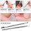 2x Edelstahl-Nagelwerkzeug-Set Pusher 3