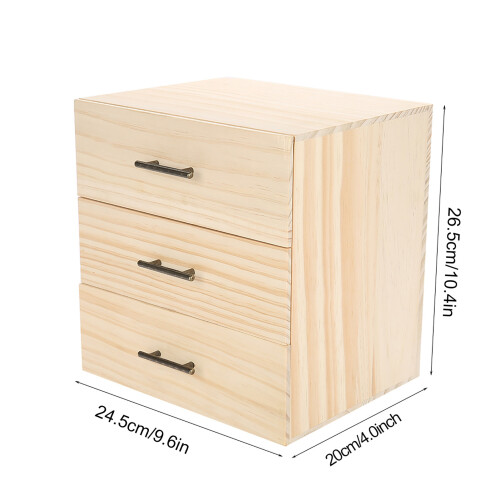 90 Sleuven 3-Laags Etherische Olie Houten Organizer 1