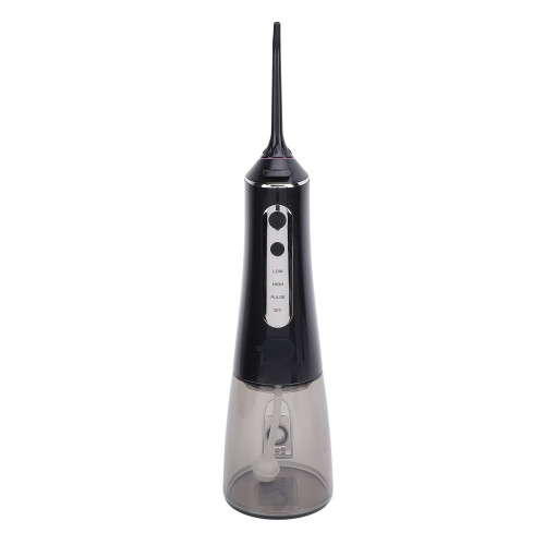 (Black) Waterflosser 300ml Waterdicht Draadloos (4 Modi) 1