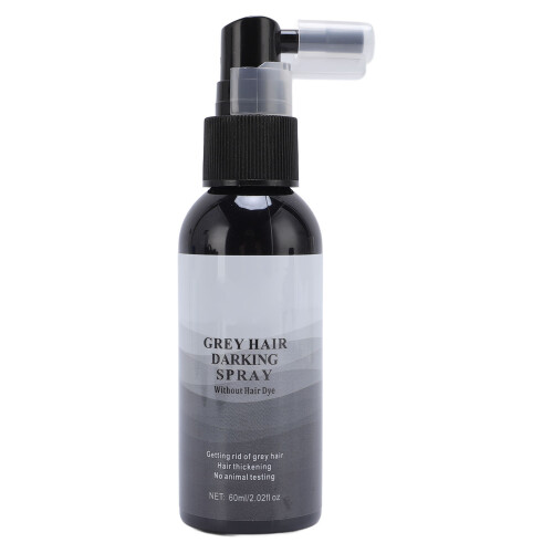 60ml Non-Greasy Gray Hair Darkening Spray
