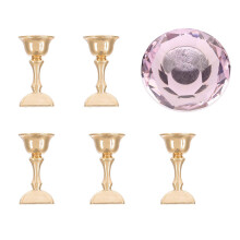 Magnetischer Ovaler Kristall-Nagelständer (Pink)