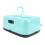 (EU Plug 220V) Foldable Clothes Dryer Quick Dry Timer Low Noise Blue Green 220V 3