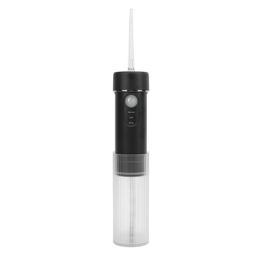 (Black) Mini Waterflosser 190ml 130PSI IPX7 (3 Modi) 1