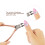Roségold-Nagelkunst-Picker & Strass-Entferner-Schere 5