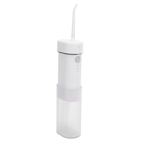 (White) Mini Waterflosser 190ml 130PSI IPX7 (3 Modi) 2