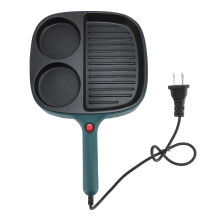(US Plug 110V) Non-stick Pan 2 Secties EU 220V