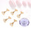 Supporto Magnetico Ovale per Unghie in Cristallo e Lega Viola 2