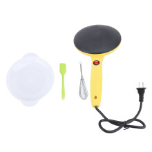 (US Plug 110V) Electric Crepe Maker 8" Non Stick Auto Temp Control Whisk Spatula 110V
