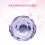 Supporto Magnetico Ovale per Unghie in Cristallo e Lega Viola 3