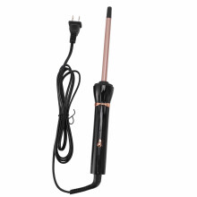(US Plug) 9mm Fast Heating Ceramic Curling Iron Negative Ion Portable