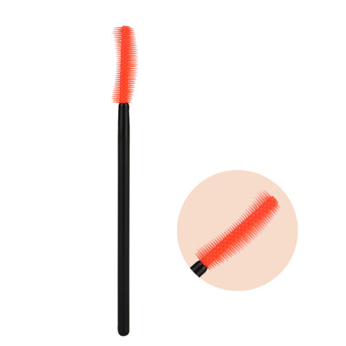 Silicone Eyelash Brush Disposable Mascara Applicator Half Moon 2