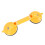 Bad Greep Suction Cup Antislip Douchegreep Luminous Geel 39cm 5