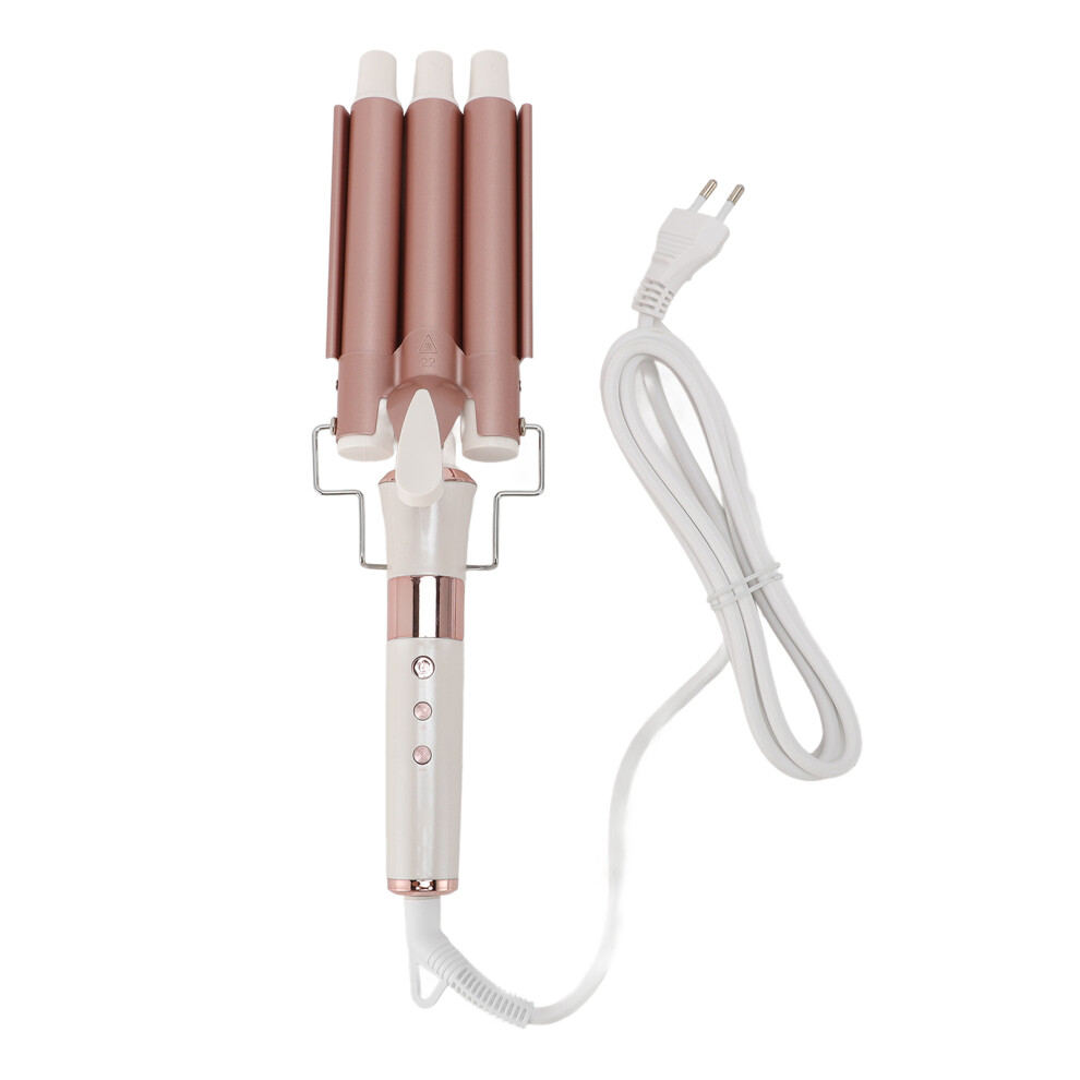 3 Barrel Curling Iron Fast Heating LCD Antislip Handle